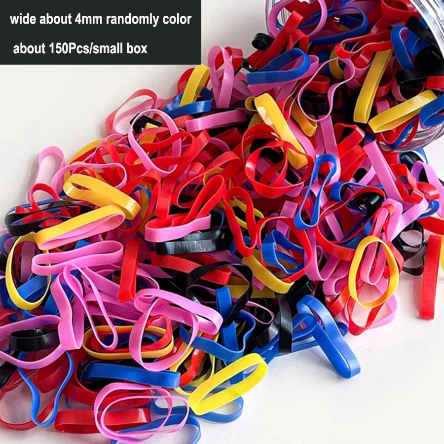 Black Disposable Hair Ties
