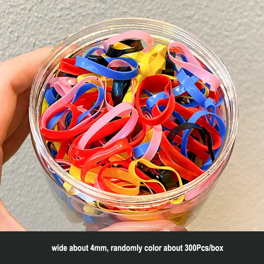 Black Disposable Hair Ties